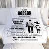 Personalized To My Godson Gifts Blanket From Uncle Whenever Man Unique Birthday Gifts For Godson Graduation Christmas Custom Fleece Throw Blanket | teecentury