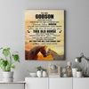Personalized To My Godson Gifts Canvas From Godmother Uncle Whenever Horse Unique Birthday Gifts For Godson Graduation Christmas Custom Wall Art Print Framed Canvas | teecentury
