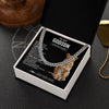 Cuban Link Chain Necklace Stainless Steel | 2 | Personalized To My Godson Gifts From Godmother Necklace This Old Lion Love You Godson Birthday Gifts Graduation Christmas Customized Gift Box Message Card | https://teecentury.