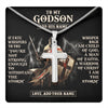 Stainless Cross Necklace Stainless Steel | 1 | Personalized To My Godson Necklace From Godfather For Men Warrior Knight Templar I Am The Storm Birthday Gifts For Godson Christmas Gift Box Message Card | https://teecentury.