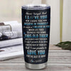 Personalized To My Godson Tumbler Gift From Godmother Aunt Stainless Steel Cup This Old Tiger Love You Godson Birthday Graduation Christmas Custom Travel Mug | teecentury