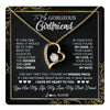 Forever Love Necklace 18K Yellow Gold Finish | 1 | Personalized To My Gorgeous Girlfriend Necklace From Boyfriend My Life My Love Girlfriend Birthday Anniversary Valentines Day Customized Gift Box Message Card | teecentury
