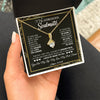 Alluring Beauty Necklace 18K Yellow Gold Finish | 2 | Personalized To My Gorgeous Soulmate Necklace From Husband My Life My Love Wife Birthday Wedding Valentines Day Christmas Customized Gift Box Message Card | teecentury