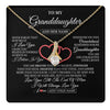 Alluring Beauty Necklace 18K Yellow Gold Finish | 1 | Personalized To My Granddaughter Birthday Gifts From Granparents Always Love You Granddaughter Gifts Necklace Jewelry Christmas Custom Gift Box Message Card | teecentury.myshopify