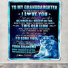 Personalized To My Granddaughter Blanket From Grandma Never Forget That I Love You Granddaughter Birthday Graduation Christmas Bed Quilt Fleece Throw Blanket | teecentury