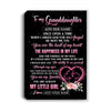 Personalized To My Granddaughter From Grandma Nana Canvas Once Upon A Time Birthday Graduation Gifts For Granddaughter Gifts Christmas  Custom Art Print Framed Canvas | teecentury