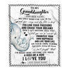 Personalized To My Granddaughter Gifts Blanket From Grandma Elephant My Only Wish For You Granddaughter Birthday Gifts Graduation Christmas Fleece Blanket | teecentury