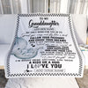 Personalized To My Granddaughter Gifts Blanket From Grandma Elephant My Only Wish For You Granddaughter Birthday Gifts Graduation Christmas Fleece Blanket | teecentury