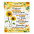 Personalized To My Granddaughter Gifts Blanket From Grandma Grandpa I Wish You The Strength Sunflower Granddaughter Birthday Gifts Christmas Fleece Blanket | teecentury