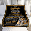 Personalized To My Granddaughter Gifts Blanket From Grandma Grandpa This Old Tiger Love You Granddaughter Birthday Gifts Graduation Christmas Fleece Blanket | teecentury