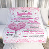 Personalized To My Granddaughter Gifts Blanket From Grandma Grandpa Tree I Love You Always Granddaughter Birthday Gifts Mothers Day Christmas Fleece Blanket | teecentury