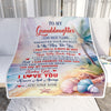 Personalized To My Granddaughter Gifts Blanket From Grandma Grandpa Wherever Your Journey In Life Beach Granddaughter Birthday Gifts Custom Fleece Blanket | teecentury