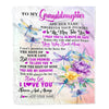 Personalized To My Granddaughter Gifts Blanket From Grandma Grandpa Wherever Your Journey In Life Dragonfly Granddaughter Birthday Gifts Custom Fleece Blanket | teecentury