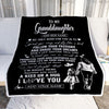 Personalized To My Granddaughter Gifts Blanket From Grandma Nana My Only Wish For You Granddaughter Birthday Gifts Graduation Christmas Fleece Throw Blanket | teecentury