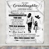 Personalized To My Granddaughter Gifts Blanket From Grandma Nana Whenever Woman Unique Birthday Gifts For Granddaughter Graduation Christmas Fleece Blanket | teecentury