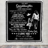 Personalized To My Granddaughter Gifts Blanket From Grandma Nana Wherever Your Journey In Life Grandma Granddaughter Birthday Gifts Christmas Fleece Blanket | teecentury