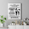 Personalized To My Granddaughter Gifts Canvas From Grandma Nana Whenever Woman Unique Birthday Gifts For Granddaughter Graduation Christmas Custom Art Framed Canvas | teecentury