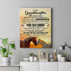 Personalized To My Granddaughter Gifts Canvas From Grandma Whenever Horse Unique Birthday Gifts For Granddaughter Graduation Christmas Custom Print Framed Canvas | teecentury