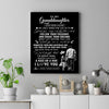 Personalized To My Granddaughter Gifts Canvas From Grandpa Papa My Only Wish For You Granddaughter Birthday Gifts Graduation Christmas Custom Art Print Framed Canvas | teecentury