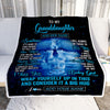 Personalized To My Granddaughter Gifts From Grandma Grandpa Blanket Sometimes Lion Granddaughter Birthday Gifts Graduation Christmas Customized Fleece Blanket | teecentury