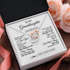 Interlocking Hearts Necklace Stainless Steel & Rose Gold Finish | 2 | Personalized To My Granddaughter Gifts From Grandma Necklace I Love You Thoughtful Keepsake Gift Granddaughter Birthday Christmas Custom Gift Box Message Card | https://teecentury.