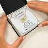 Interlocking Hearts Necklace 18K Yellow Gold Finish | 2 | Personalized To My Granddaughter Gifts From Grandma Necklace Together Forever With Heartfelt Message Granddaughter Birthday Christmas Gift Box Message Card | https://teecentury.