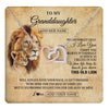 Interlocking Hearts Necklace Stainless Steel & Rose Gold Finish | 1 | Personalized To My Granddaughter Gifts From Grandpa Lion Necklace I Love You Granddaughter Birthday Gifts Graduation Christmas Custom Gift Box Message Card | teecentury.myshopify