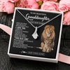 Alluring Beauty Necklace 14K White Gold Finish | 2 | Personalized To My Granddaughter Gifts From Papa Grandpa Necklace This Old Lion Love You Granddaughter Birthday Gifts Christmas Custom Gift Box Message Card | https://teecentury.