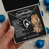 Forever Love Necklace 14K White Gold Finish | 2 | Personalized To My Granddaughter Gifts From Papa Grandpa Necklace This Old Lion Love You Granddaughter Birthday Gifts Christmas Custom Gift Box Message Card | https://teecentury.