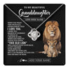 Love Knot Necklace 14K White Gold Finish | 1 | Personalized To My Granddaughter Gifts From Papa Grandpa Necklace This Old Lion Love You Granddaughter Birthday Gifts Christmas Custom Gift Box Message Card | https://teecentury.