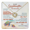 Love Knot Necklace 18K Yellow Gold Finish | 1 | Personalized To My Granddaughter Gifts Necklace From Grandma Whenever Turtle Unique Birthday Gifts For Granddaughter Christmas Custom Gift Box Message Card | https://teecentury.