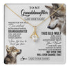 Alluring Beauty Necklace 18K Yellow Gold Finish | 1 | Personalized To My Granddaughter Gifts Necklace From Grandma Whenever Wolf Unique Birthday For Granddaughter Graduation Christmas Custom Gift Box Message Card | https://teecentury.