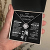 Love Knot Necklace 14K White Gold Finish | 2 | Personalized To My Granddaughter Necklace From Grandma Biggest Fan Birthday Gifts For Granddaughter From Grandparents Christmas Custom Gift Box Message Card | teecentury.myshopify