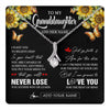 Alluring Beauty Necklace 14K White Gold Finish | 1 | Personalized To My Granddaughter Necklace From Grandma Grandpa You Will Never Lose Sunflower Granddaughter Birthday Gifts Christmas Gift Box Message Card | teecentury.myshopify