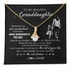 Alluring Beauty Necklace 18K Yellow Gold Finish | 1 | Personalized To My Granddaughter Necklace From Grandma Mimi Whenever You Feel Overwhelmed Granddaughter Jewelry Birthday Christmas Customized Message Card | teecentury