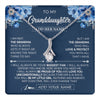 Alluring Beauty Necklace 14K White Gold Finish | 1 | Personalized To My Granddaughter Necklace From Grandma Proud Of You Birthday Gifts For Granddaughter Jewelry Gifts Christmas Custom Gift Box Message Card | https://teecentury.