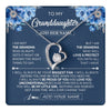 Forever Love Necklace 14K White Gold Finish | 1 | Personalized To My Granddaughter Necklace From Grandma Proud Of You Birthday Gifts For Granddaughter Jewelry Gifts Christmas Custom Gift Box Message Card | https://teecentury.