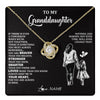 Love Knot Necklace 18K Yellow Gold Finish | 1 | Personalized To My Granddaughter Necklace From Grandma You Are Always In Mine Beautiful Granddaughter Birthday Graduation Christmas With Gift Box Message Card | teecentury