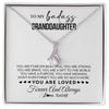 Alluring Beauty Necklace | Personalized To My Granddaughter Necklace From Grandma You Are Forever Beautiful Granddaughter Birthday Graduation Christmas Customized Gift Box Message Card | teecentury