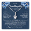 Alluring Beauty Necklace 14K White Gold Finish | 1 | Personalized To My Granddaughter Necklace From Grandpa Proud Of You Birthday Gifts For Granddaughter Jewelry Gifts Christmas Custom Gift Box Message Card | https://teecentury.