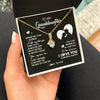 Alluring Beauty Necklace 18K Yellow Gold Finish | 2 | Personalized To My Granddaughter Necklace From Grandpa Wherever Your Journey Granddaughter Birthday Gifts Graduation Christmas Customized Gift Box Message Card | teecentury