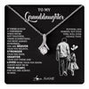 Alluring Beauty Necklace 14K White Gold Finish | 1 | Personalized To My Granddaughter Necklace From Grandpa You Are Always In Mine Beautiful Granddaughter Birthday Graduation Christmas With Gift Box Message Card | teecentury