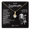 Alluring Beauty Necklace 18K Yellow Gold Finish | 1 | Personalized To My Granddaughter Necklace From Grandpa You Are Always In Mine Beautiful Granddaughter Birthday Graduation Christmas With Gift Box Message Card | teecentury