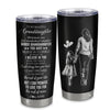 Personalized To My Granddaughter Tumbler From Grandma Gigi Stainless Steel Cup Whenever You Feel Overwhelmed Granddaughter Birthday Christmas Travel Mug | teecentury