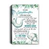 Personalized To My Granddaughter Tumbler From Grandma Grandpa You Will Never Lose Elephant Granddaughter Birthday Gifts Christmas Custom Wall Art Print Framed Canvas | teecentury