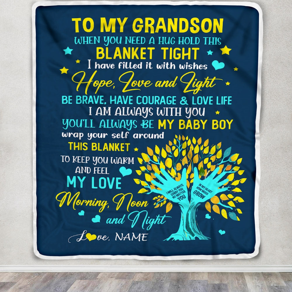 Grandson blanket hotsell from nana