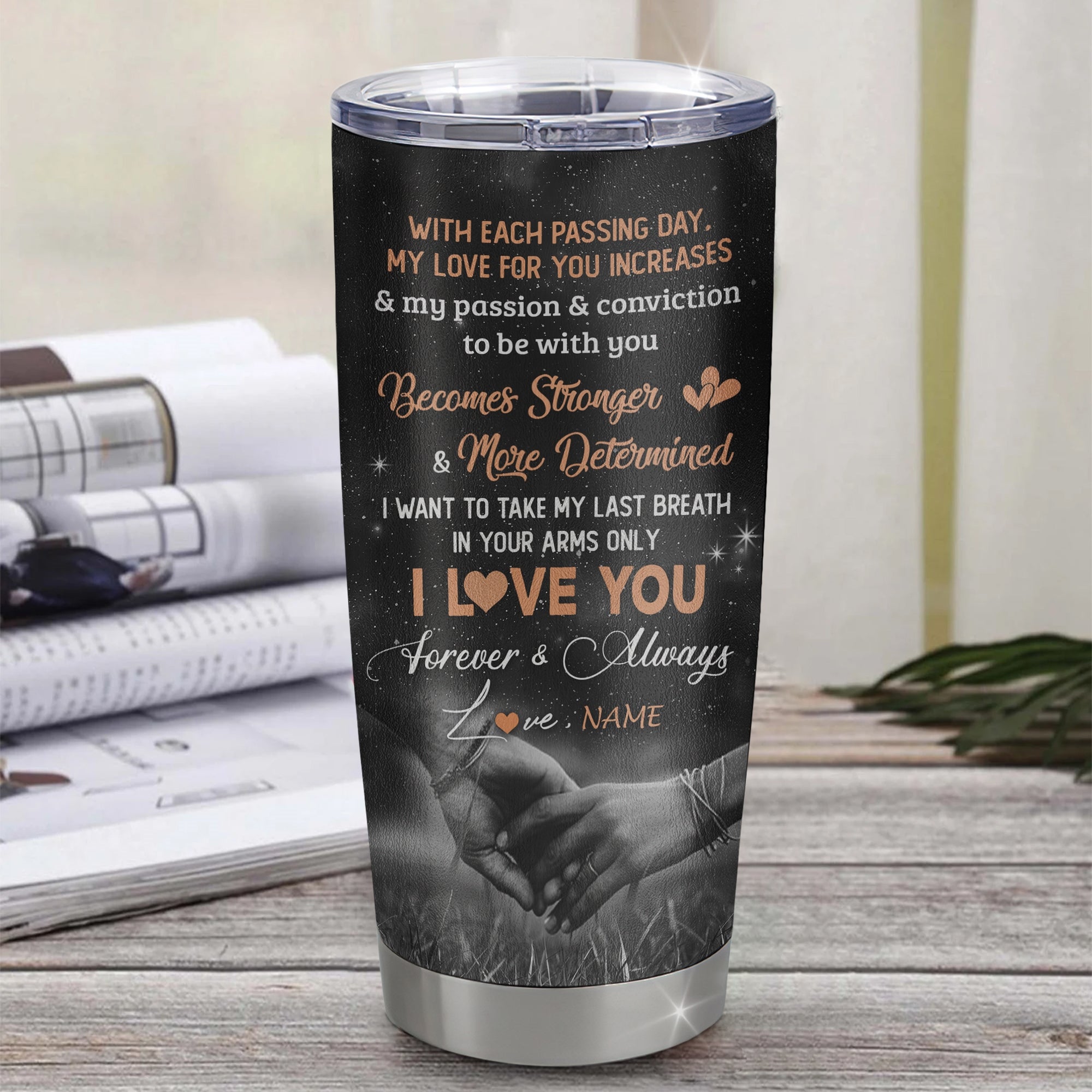 Personalized To My Husband Tumbler From Wife I'd Find You Sooner Love You Longer Husband Gift Anniversary Wedding Valentines Day Christmas Custom Travel Mug | teecentury