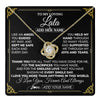 Love Knot Necklace 18K Yellow Gold Finish | 1 | Personalized To My Lala Necklace Gifts Meaningful Gift To Lala From Granddaughter Without You There Is No Me Mothers Day Birthday Custom Gift Box Message Card | https://teecentury.