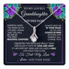 Alluring Beauty Necklace 14K White Gold Finish | 1 | Personalized To My Lovely Granddaughter Necklace Gift From Granparents Feel My Love Granddaughter Birthday Gift Mother's Day Christmas Gift Box Message Card | teecentury.myshopify