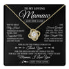 Love Knot Necklace 18K Yellow Gold Finish | 1 | Personalized To My Loving Mamaw Necklace From Granddaughter You've Help My Hand Mamaw Gift From Grandson Mamaw Birthday Mothers Day Gift Box Message Card | https://teecentury.